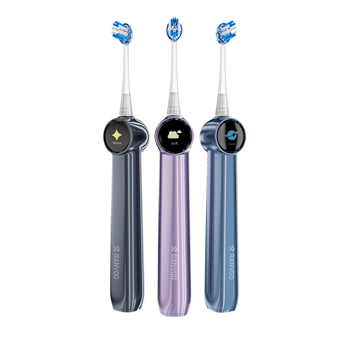 【新品】RANVOO AirJet X5 電動歯ブラシ ブラシ3本付き RANVOO AirJet X5 Electric Toothbrush: Gentle Gum Care & Deep Cleaning